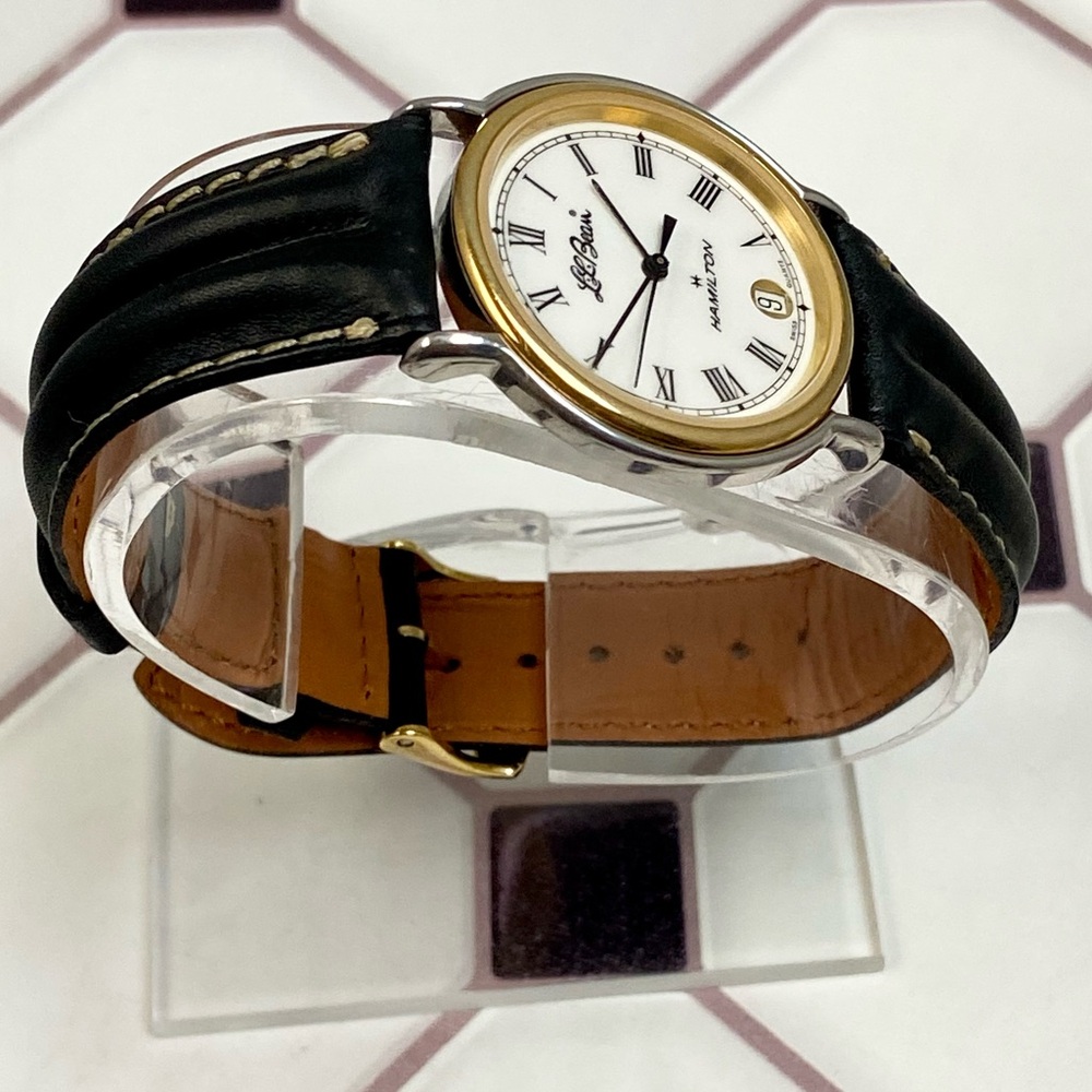 Vintage Hamilton x LL Bean Swiss Quartz Two-tone Men’s / Unisex Watch 8982 - Picture 5 of 16
